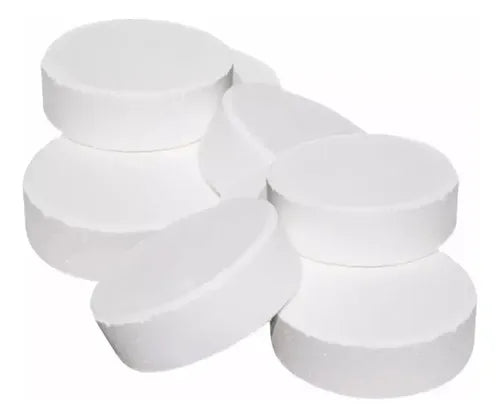 Dispensador De Cloro Para Piscina + Tabletas De Cloro 1 Kg Azul