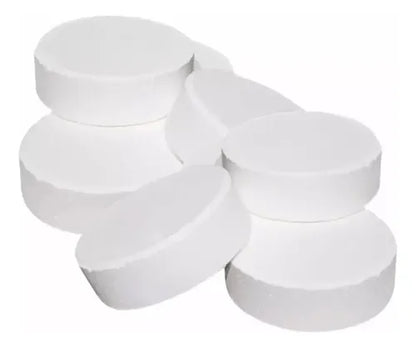 Dispensador De Cloro Para Piscina + Tabletas De Cloro 1 Kg Azul