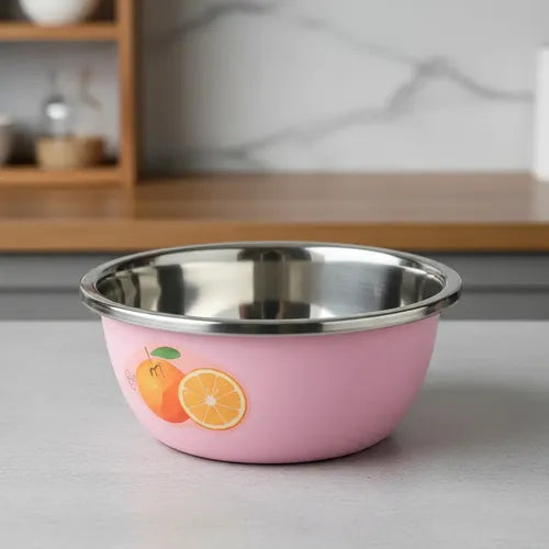 Bowl Europeo 24cm Acero Inoxidable Diseño Premium Varios