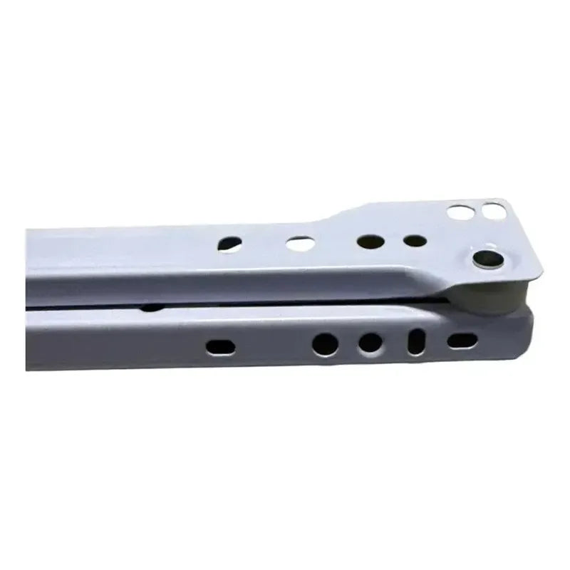 Pack 2 Corredera O Riel Blanco Para Cajón 50 Cm Blanco