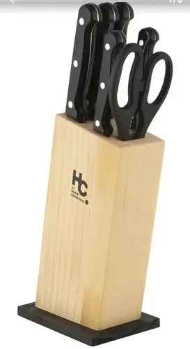 Juego Cuchillos Cocina Set Multipiezas + Color Platiado Platiado