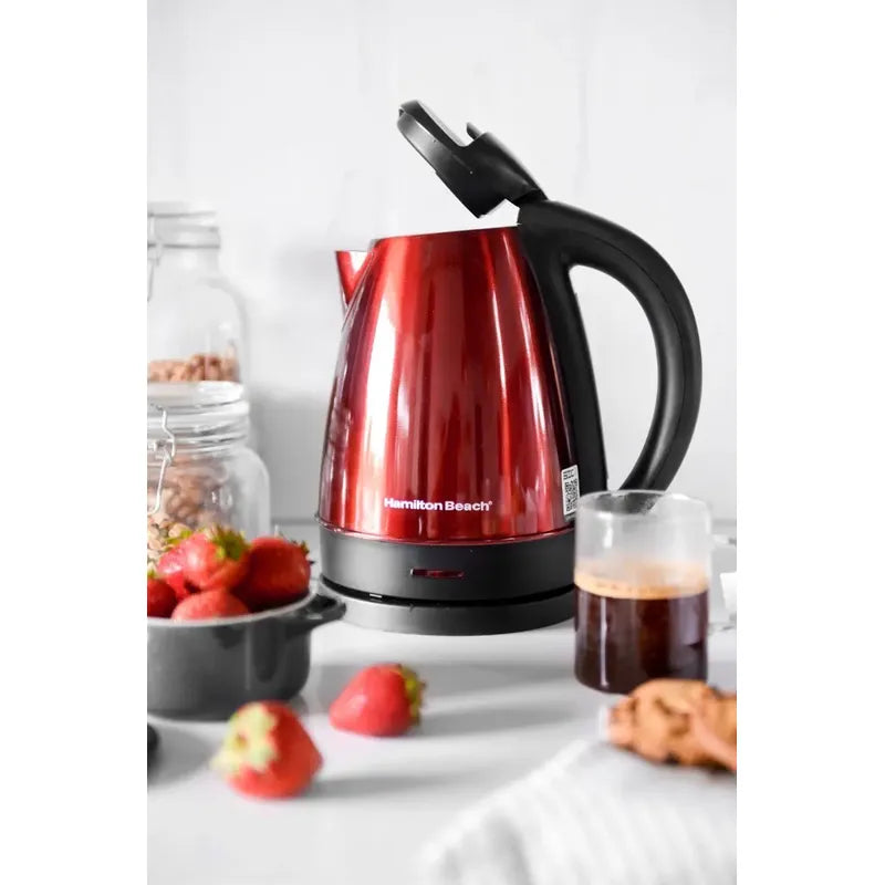 Hervidor Hamilton Beach 40987-cl Acero Inoxidable 1,7 L Rojo