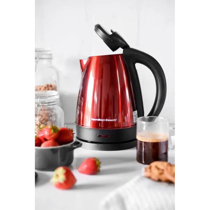 Hervidor Hamilton Beach 40987-cl Acero Inoxidable 1,7 L Rojo