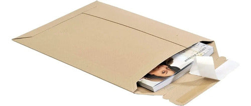Sobres De Papel Kraft Fc Autocierre Rápido Set 50 Und Color Marrón Sobre Kraft