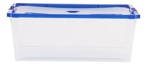 Caja Organizadora 10 Litros Con Tapa Apilable Plástica Multi Blanco