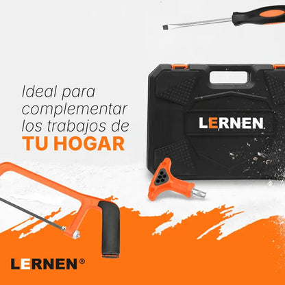Set 150 Piezas Herramientas Manuales Maletín Portátil Lernen