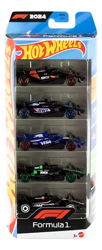 Hot Wheels Vehículo De Juguete Racing Paquete De 5 Autos Mul Multicolor