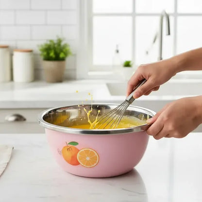 Bowl Europeo 24cm Acero Inoxidable Diseño Premium Varios