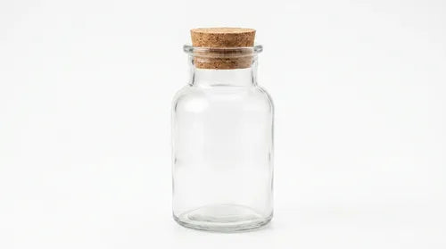 Pak 12 Frascos De Vidrio Con Corcho 150ml Vidrio