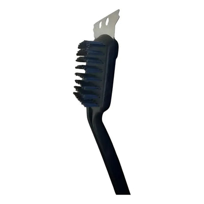 Escobilla Cepillo Para Limpiar Parrilla 2 En 1. Bbq 30cm Negro