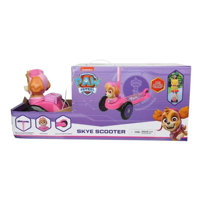 Monopatín De Pie Paw Patrol Skye Rosa Rosa