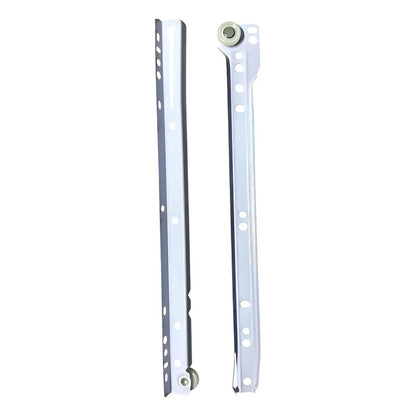Pack 2 Corredera O Riel Blanco Para Cajón 35 Cm Blanco