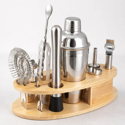 Coctelera Bartender Acero Inoxidable Profesional 550ml Acero Inoxidable/madera