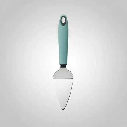 Pala Espatula De Torta Pizza Acero Inoxidable Mango Plastico Verde Menta
