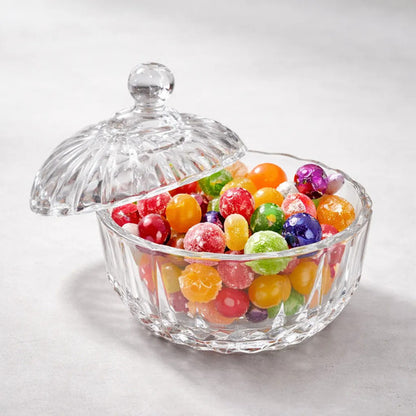 Azucarera De Vidrio Genérica Para Mesa Y Cocina 10cm X 8.5cm Vidrio