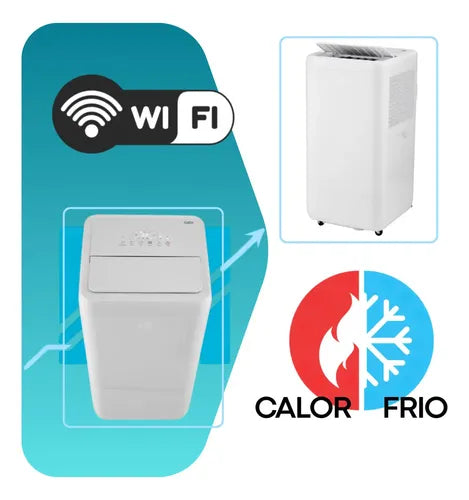 Aire Acondicionado Portátil Nex 12000 Btu Wifi Frio/calor Blanco