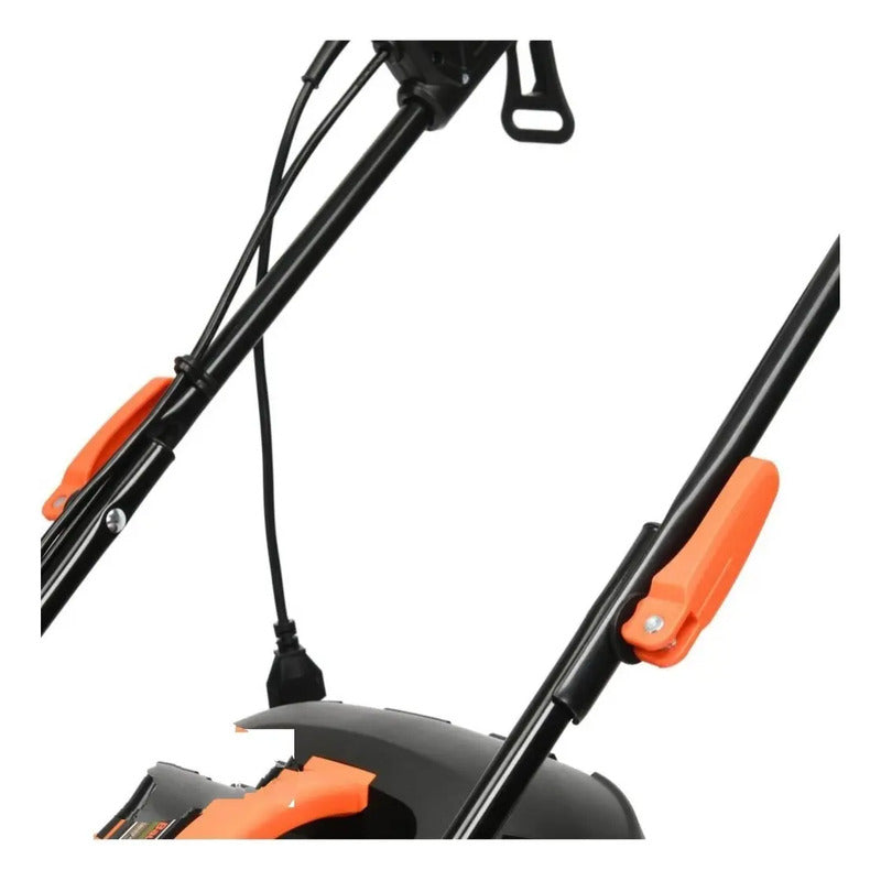 Cortadora De Pasto Eléctrica 1400 W Bauker Verde/naranja