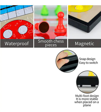 Ludo Magnetico Juego Mesa Clásico Educativo Tablero