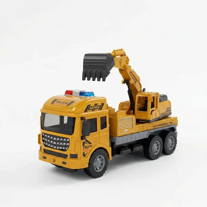 Juguete Camion Excavadora A Control Remoto Amarillo Camion Excavadora