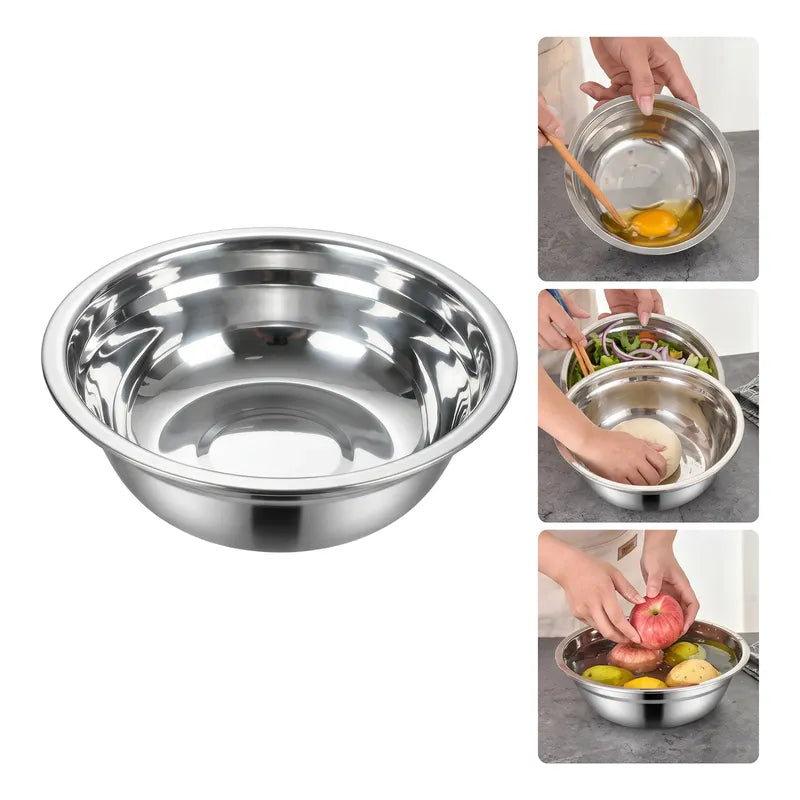 Bowl Acero Inoxidable 18cm Cocina Repostería Premium Acero Inoxidable