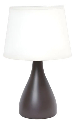 Lámpara De Mesa 33 Cm 60 W. Beige