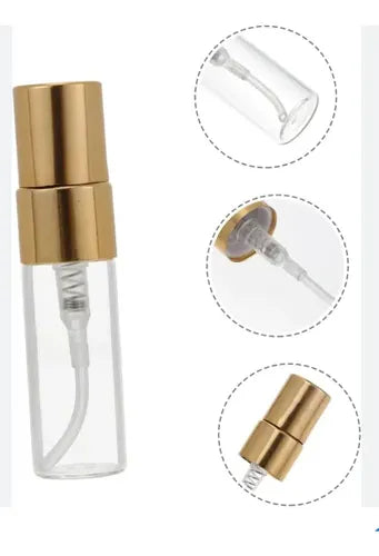 Pack 5 Atomizadores De Perfume 5ml Vidrio