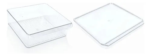 Caja Organizadora Para Refrigerador 14cmx28cmx30cm Transparente