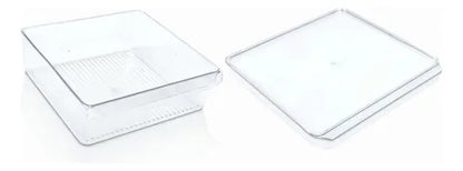 Caja Organizadora Para Refrigerador 14cmx28cmx30cm Transparente