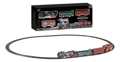 Tren Clásico Realista Con Vapor Luces Y Sonidos
