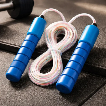 Cuerda Para Saltar Cardio Crossfit Deporte Velocidad Azul Azul