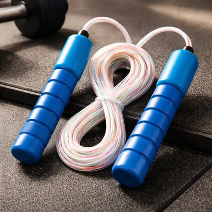 Cuerda Para Saltar Cardio Crossfit Deporte Velocidad Azul Azul