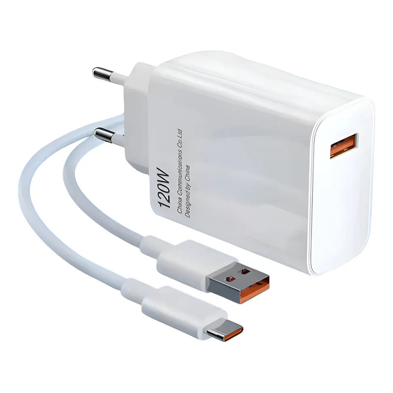 Cargador Para Carga Rápida 120w Blanco