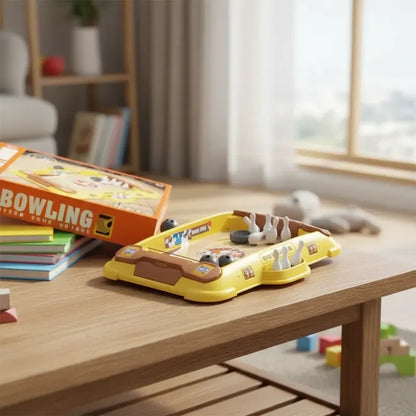 Juguete Mini Bowling Juego De Mesa De Bolos Bowling