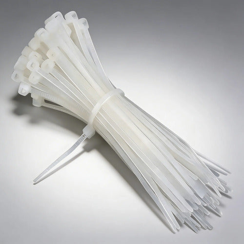 Amarra Plástica, Precintos Nylon 4.8mm X 500mm, 15 Unidades Blanco