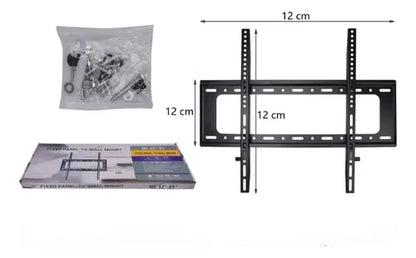 Soporte Genérico Para Tv 26-65  Hasta 75 Kg Resistente Negro