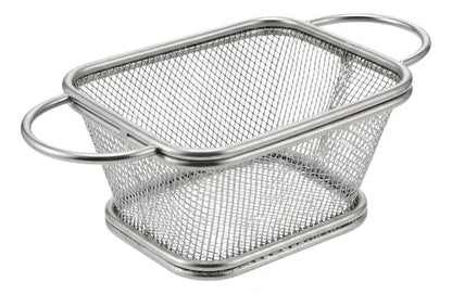 Canasto Canastillo Freidor Papas Fritas 11x13 Cm Cesta Metal