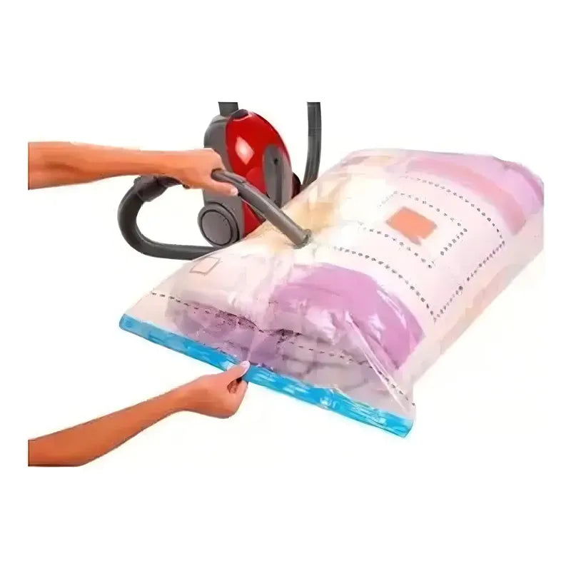 Pack 12 Bolsas 50x60 Al Vacio Comprimir Ropa Ahorra Espacio