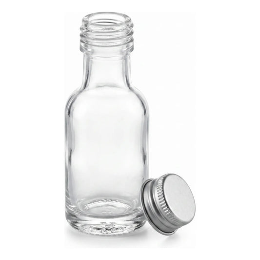 Pack 12 Frascos De Vidrio Ideal Para  Aceite O Esencias Vidrio