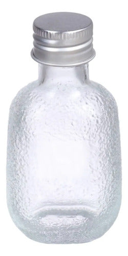 Pack 12 Botellas De Vidrio 100ml Tapa Aluminio Vidrio
