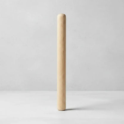 Rodillo De Madera Para Masas De Pizza O Pan 40cm Madera