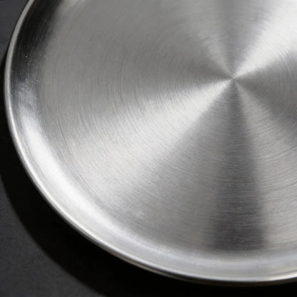 Pack 4 Platos Acero Inoxidable 26cm Cocina Acero Inoxidable Plato