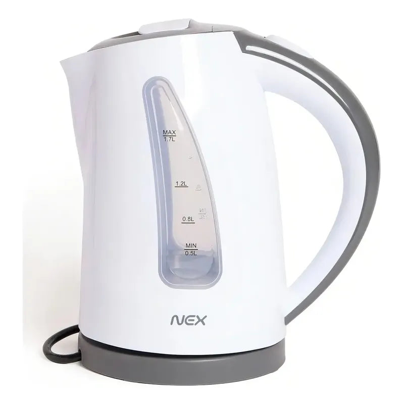 Hervidor Eléctrico Nex 1.7 Litros Blanco Corte Automático Base 360°