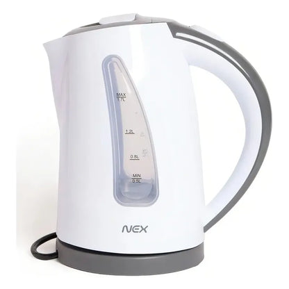 Hervidor Eléctrico Nex 1.7 Litros Blanco Corte Automático Base 360°