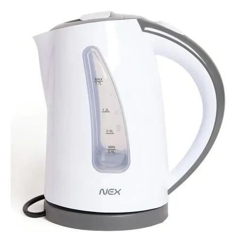Hervidor Eléctrico Nex 1.7 Litros Blanco Corte Automático Base 360°