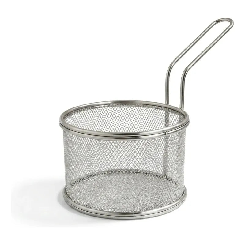 Canasto Canastillo Freidor Papas Fritas Metal 8x8 Cm