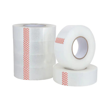 Pack 3 Cinta Huincha Para Embalaje 300 Metros Transparente Transparente