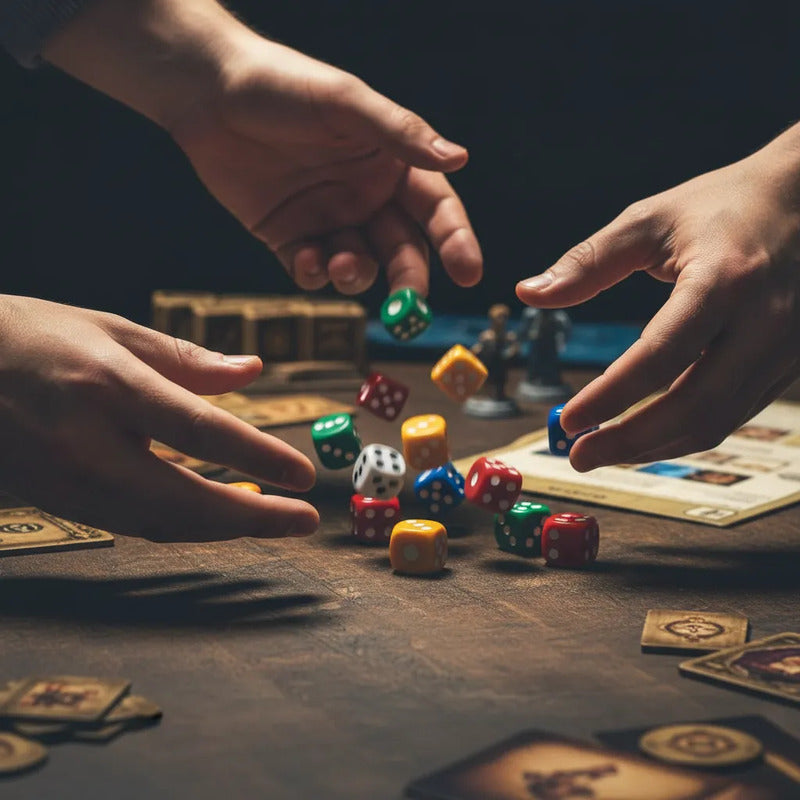 Pack De 18 Dados De Mesa Mixtos En Blíster Varios