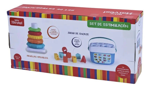 Junior Learning Set Include Stacking Rings & Bucket