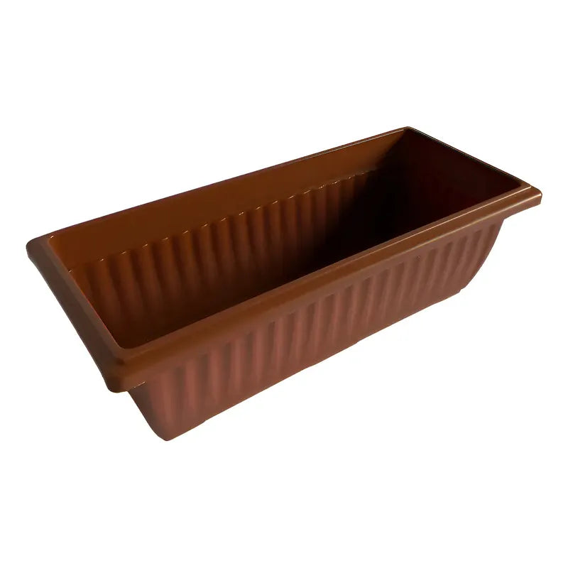 Pack 2 Macetero Tipo Jardinera Colonial. 50cm Bordeo