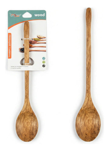 Cuchara De Bambu 23,5cmx4cm Cocina Utensilio De Madera Madera
